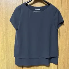 美品　セオリーリュクス　ブラウス　ネイビー