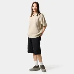 HUF MEGABLAST KNIT POLO TOP Mサイズのサムネイル