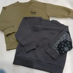 美品　GU×SOPH. トレーナー 2色セット　100