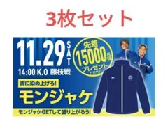 新品　モンテディオ山形 モンジャケ フリーサイズ　3枚セット