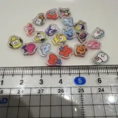 【新品未使用】BTS BT21 アクリルパーツ20個　ランダム