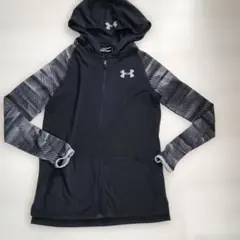 Under Armour フード付きパーカー ブラック/グレー