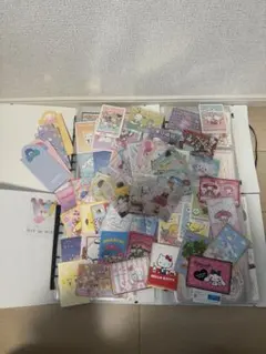 サンリオトレカ、ステッカー、ポストカードセット