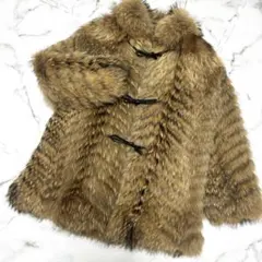 ラクーンファー 本毛皮 コート リアルファー サイズ11 アライグマ 総丈78 2026年最新】アライグマ毛皮の人気アイテム - メルカリ