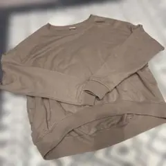 美品 H&M BASICS トレーナー M ブラウン