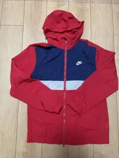 NIKE ナイキ 3色切替バイカラー ナイロンジャケット Sサイズのサムネイル
