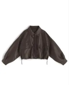 【新品】GRL 襟2Wayレザーブルゾン[fo1951]