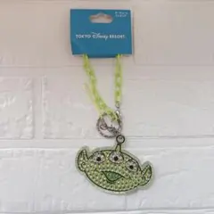 【即日発送】 ディズニー リトルグリーンメン キーホルダー ストラップ ストーン