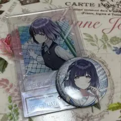 学園アイドルマスター 秦谷美鈴 アクリルスタンド 缶バッジ セット