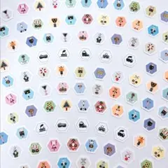 世界の踏切 ご褒美シール100枚 ハンドメイド