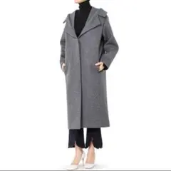 今がお値打ち！☆美品☆ルシェルブルー☆チェスターコート38