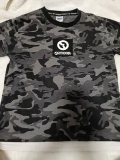 OUTDOOR カモフラ柄 半袖Tシャツ 150cmのサムネイル