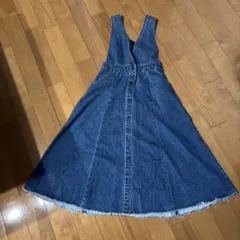 The Virgnia デニムサロペット 36サイズ フレアスカート