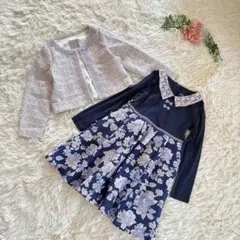 ANNA SUIミニセットアップ♡ジャケットワンピースアナスイ120入学式結婚式