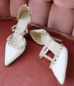 スタッズ　ピンヒール　パンプス　リゼクシー　S