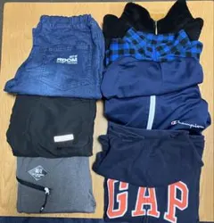 キッズ　男児　トップス　ボトムス　服　まとめ売り　7点　140 150 160