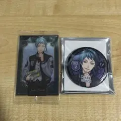 ツイステジェイドユニオンバースデーオーロラメタル缶バッジ、ツインウエハースカード