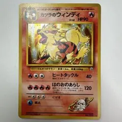 【レア品】カツラのウインディ ★ 【渦巻きホロ？】