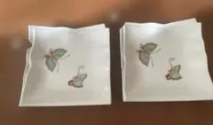 割れた小皿　金継ぎ用 蝶