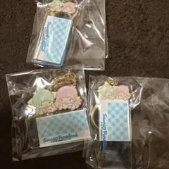 サンリオピューロランド限定　お名前シールアクリルキーホルダー　キキララ