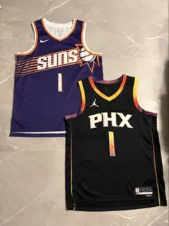 【希少・正規品】デビン・ブッカー背番号1ユニフォーム2着セット（XL） 希少・正規品】デビン・ブッカー背番号1ユニフォーム2着セット（XL