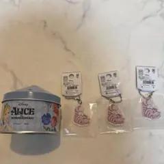 チェシャ猫 ストラップ　アリス缶