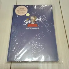 スヌーピー 手帳 2026年 B6 マンスリー 2025年 10月始まり 宇宙柄