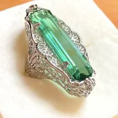 グリーントルマリンリング・指輪シルバー925K18金ゴールド匿名配送