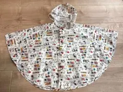SNOOPY レインポンチョ　レインコート　80〜95cm