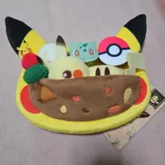 ピカチュウ　カフェプレート　ぬいぐるみ