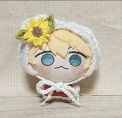 にじまるっと ちびぐるみ ぬい服 ひまわりのバブーシュカ ヘッドドレスのサムネイル