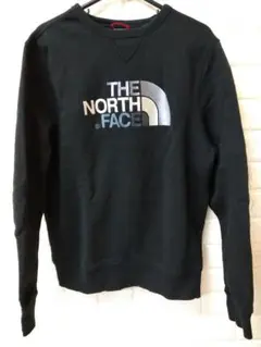 THE NORTH FACE トレーナー M 裏起毛 スウェット ブラック ロゴ