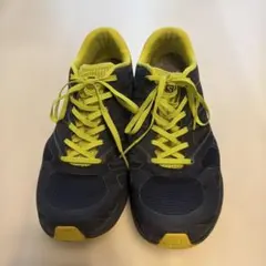 SALOMON ランニングシューズ ブラック×ライムグリーン中古品26cm
