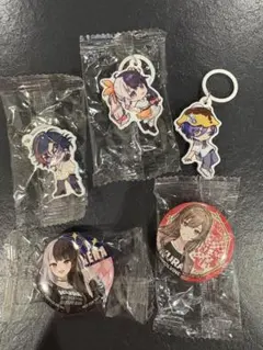 にじさんじ　くら寿司　びっくらポン　めじるしチャーム　缶バッジ　榊ネス　魁星　等