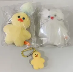 mojojojo マスコットぬいぐるみ5 ヒヨコ　ホワイト　3個セット