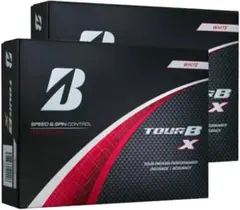 ブリヂストン TOUR B XS ホワイト ハーフダース4ケース（24球） - メルカリ