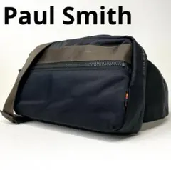 Paul Smith ボディバッグ　ネイビー　ナイロン