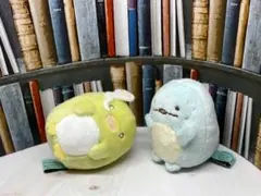 すみっコぐらし　てのりぬいぐるみセット　ぺんぎん？&とかげ