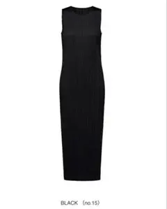 【美品✨️】PLEATSPLEASE ロングワンピース 黒 size3 PLEATS PLEASE ISSEY MIYAKE（ロングワンピース/マキシワンピース）の