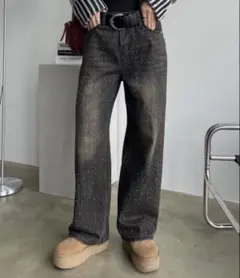 SHAGGIE オーロララインストーン付きヴィンテージデニムのサムネイル