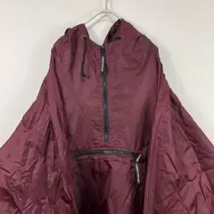 ロシア製 00s y2k old navy アノラックパーカー バーガンディ