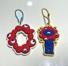 EXPO2025 ミャクミャク ぷっくり半立体 ラバーマスコット 2点セット