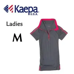 レディース Mサイズ Kaepa ケイパ 半袖ワンピースシャツ gray色のサムネイル