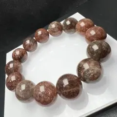 【82071】 大玉 スーパーセブンルチルクォーツ 15.5mm ブレスレット