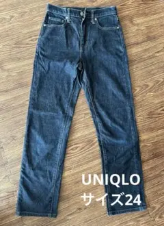 ユニクロ　ストレートデニム　24インチ　61cm
