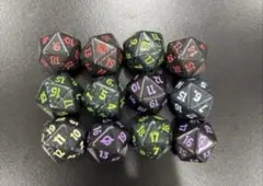 MTG サイコロ　12個　色はランダム