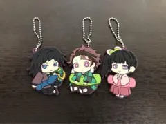 鬼滅の刃 ラバーマスコット3点セット【炭治郎　カナヲ　義勇】