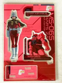 機動戦士ガンダム シャア専用ザク＆シャア・アズナブル アクリルスタンド 未開封品
