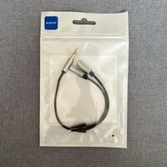 オーディオ2分配ケーブル(φ3.5mmステレオミニ) ECDH-35W02BK