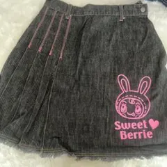 メゾピアノ　ベリーちゃん　デニムプリーツスタート　160